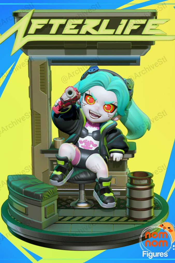 赛博朋克2077 瑞贝卡 Rebecca 3D打印图纸